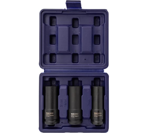 Изображение товара Головки ударные YATAFORCE набор 3 предмета, 1/2 (17, 19, 21 мм, 6гр.) YF-4032TH(63338)