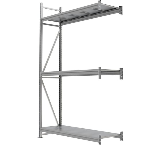 Изображение товара Дополнительная секция IRONMEBEL Optimus Pro h-2000 Zn, 3 яруса 1500х500 M-ДСГР20001500500ОЦ3