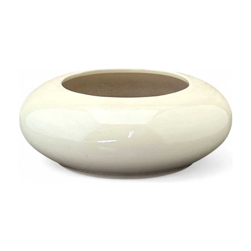 Изображение товара Кашпо Сады Аурики глянец бежевое d20см h7.5см