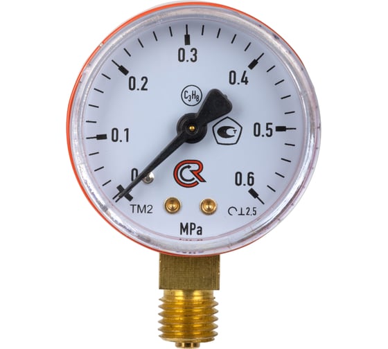 Изображение товара Манометр ARMA 0.6 МПа, пропан, М12х1.5 050-901