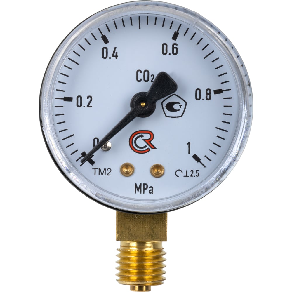 Изображение товара Манометр ARMA 1.0 МПа углекислый газ, М12х1.5, профессиональный