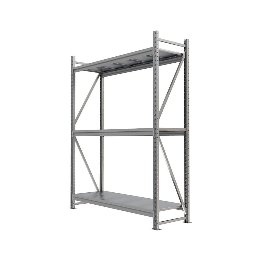 Изображение товара Металлический стеллаж IRONMEBEL Optimus Pro h-2000 Zn, 3 яруса 1500х600 M-СГР20001500600ОЦ3