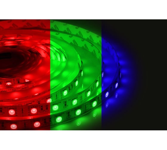 Изображение товара Светодиодная лента APEYRON в блистере 12В, СТ, 7,2Вт/м, smd5050 RGB. 38BL