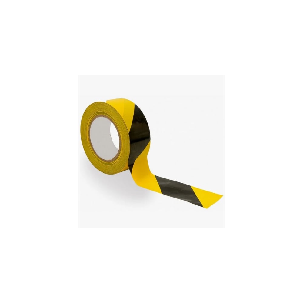 Изображение товара Разметочная клейкая лента Brandtape черно-желтая 50мм 33м