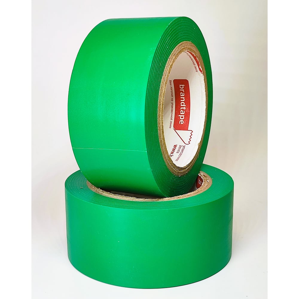 Изображение товара Разметочная клейкая лента Brandtape зеленая 50мм 33м морозостойкая
