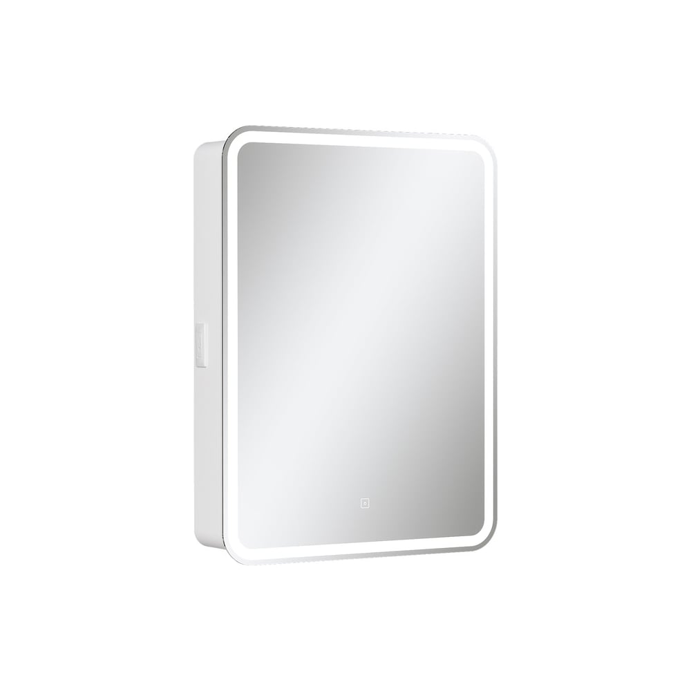 Изображение товара Зеркальный шкаф EQUIL Soldi LED 55 правый белый софт современный дизайн