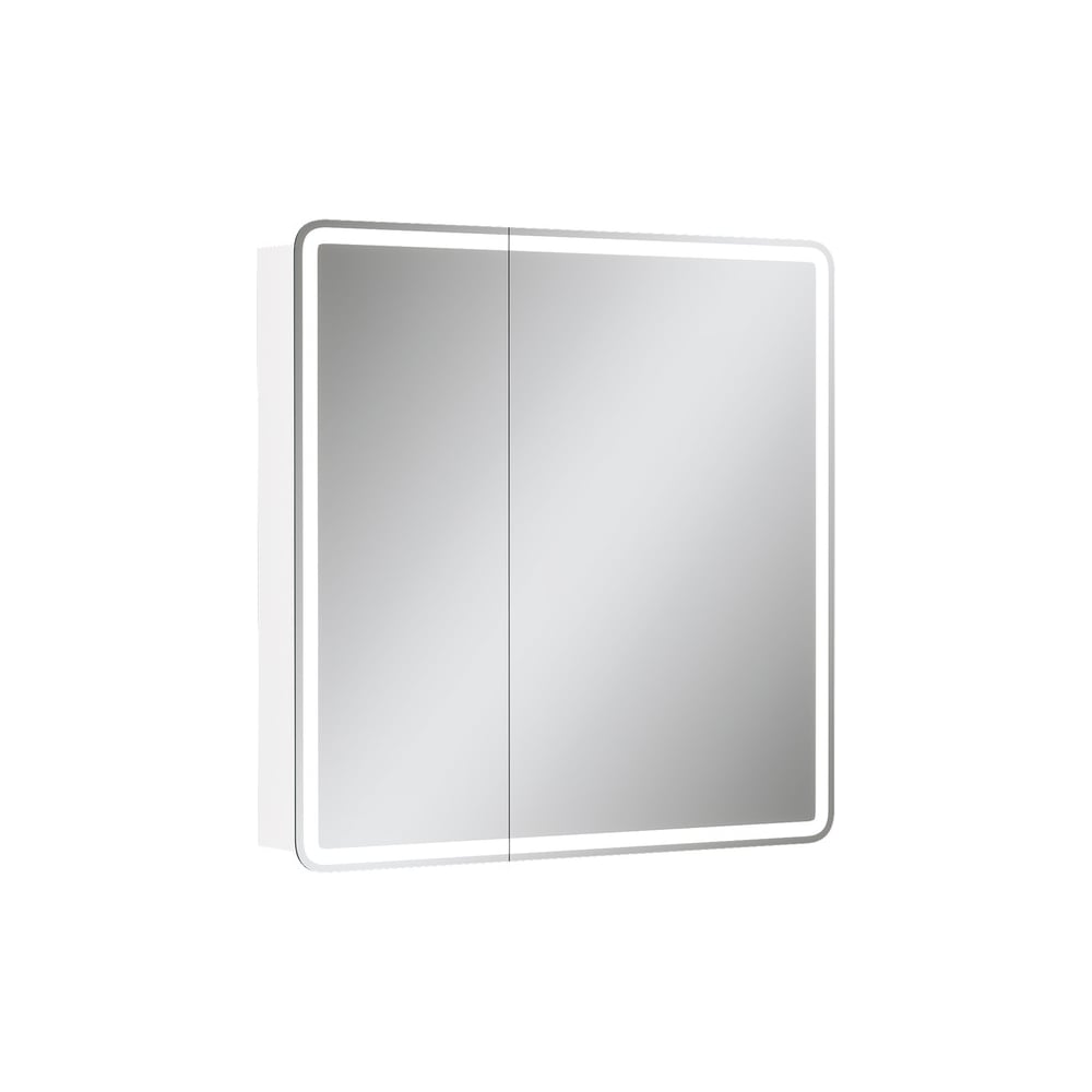 Изображение товара Шкаф зеркальный EQUIL Soldi LED 80, белый софт szSOLDI80