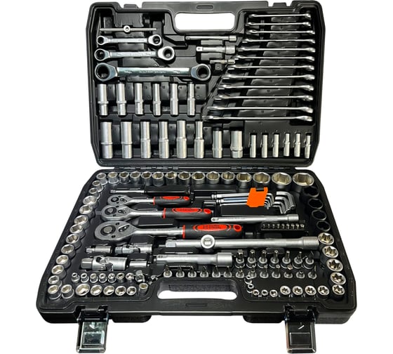 Изображение товара Набор ручного инструмента Nord Stern Basic 151 предмет, 24 зубца, CR-V NS-HTB0151EL