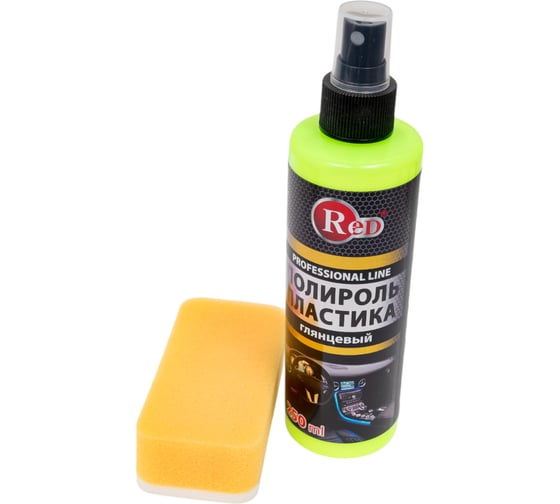 Изображение товара Полироль пластика RED Блеск-наша работа, глянцевый, парфюм, с губкой, 250 мл R4102