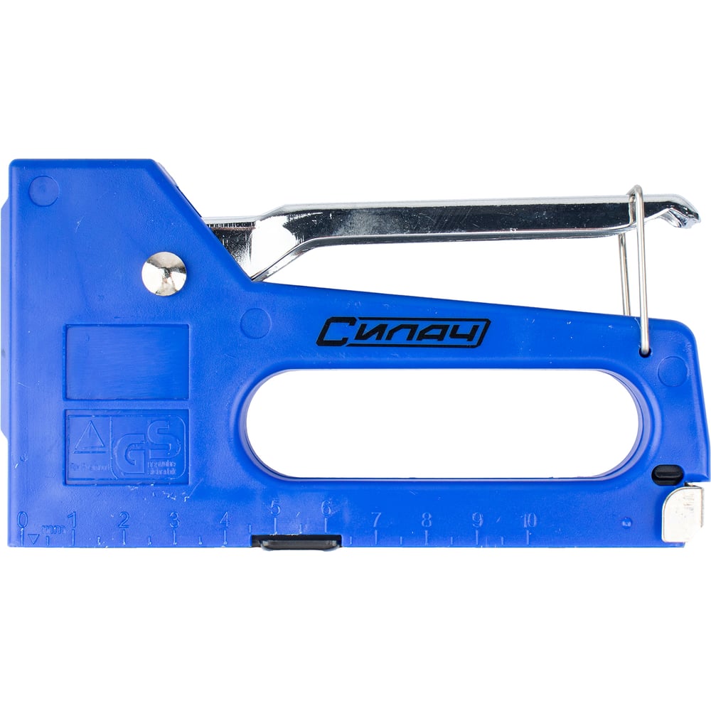 Изображение товара Мебельный степлер легкий пластик СИЛАЧ СТАНДАРТ для скоб 4-8 мм
