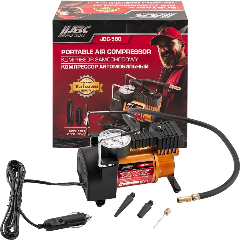 Изображение товара Автомобильный компрессор JBC 12V с производительностью 30л/мин