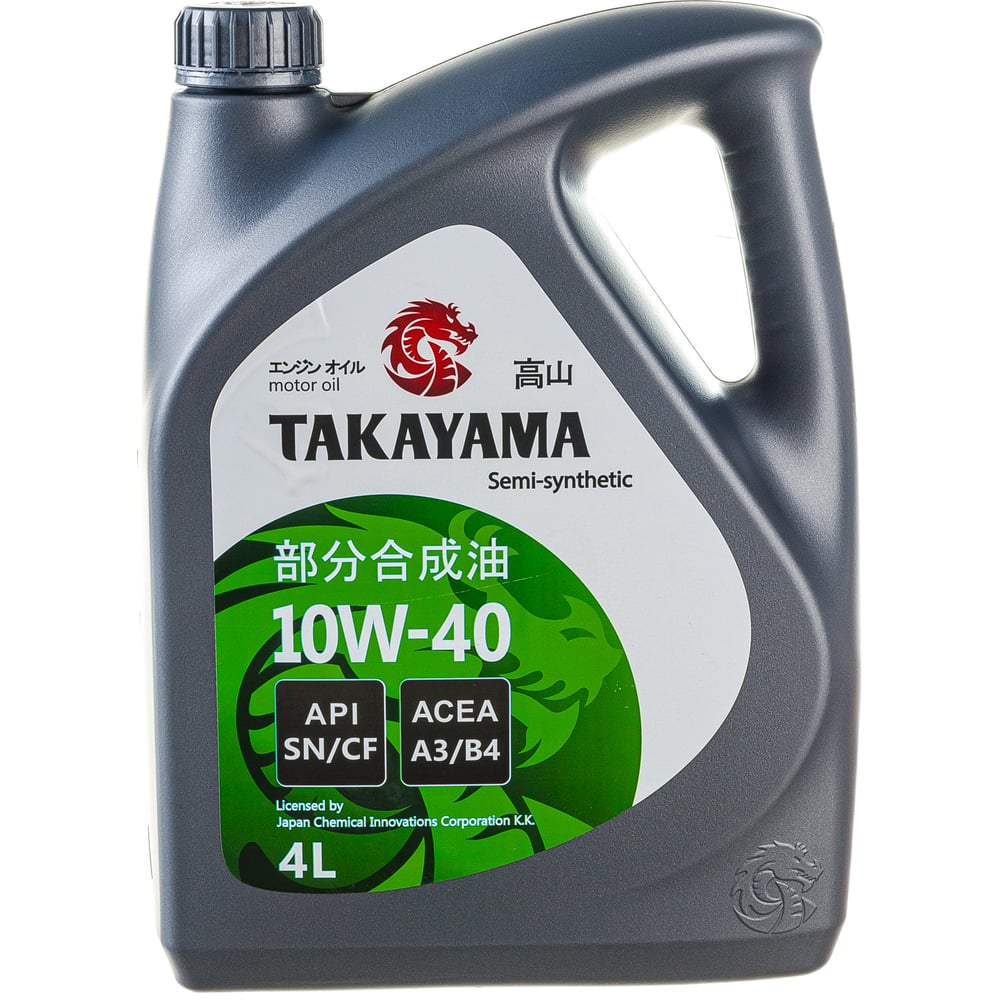 Моторное масло TAKAYAMA 10W40 605517 SAE 10W-40, API SN/CF - фото 1