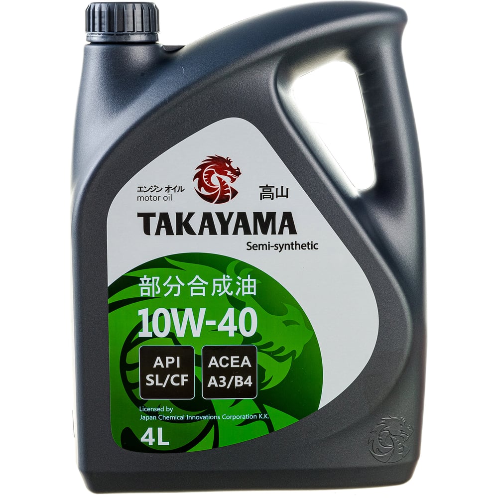Моторное масло TAKAYAMA 10W40 605518 SAE 10W-40, API SL/CF - фото 1