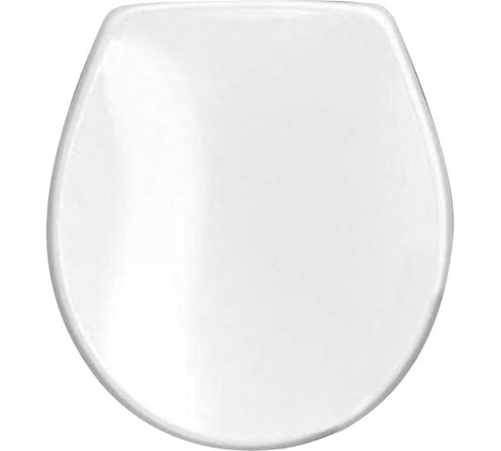 Изображение товара Сиденье Cedo Kinara дюропласт, пластиковое крепление, с эксцентриком, белое 532857