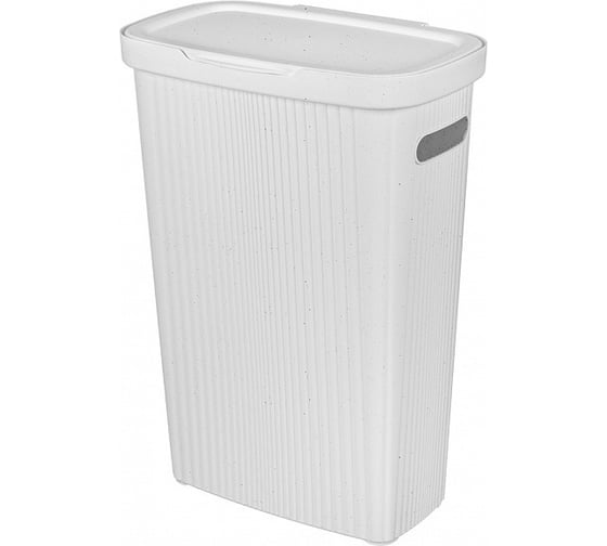 Изображение товара Корзина для белья Econova VELVET 45х29х63 см, 45 л, светло-серый флэк 433246238