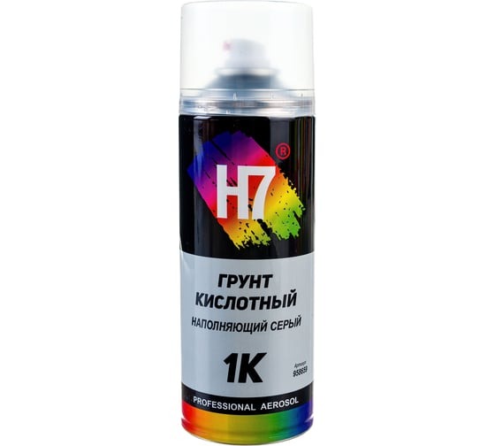 Изображение товара Кислотный наполняющий грунт H7 1К серый, аэрозоль, 520 мл 958659
