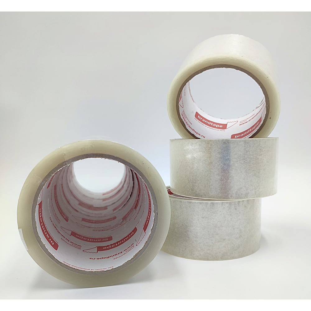 Изображение товара Упаковочная клейкая лента Brandtape прозрачная 48мм х 66м 6 шт.