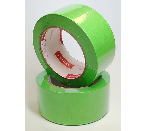 Изображение товара Малярная лента для наружных работ Brandtape 48х50 стойкая к УФ до 7 дней 120 зеленая (упаковка 1 шт.) 4631178306654
