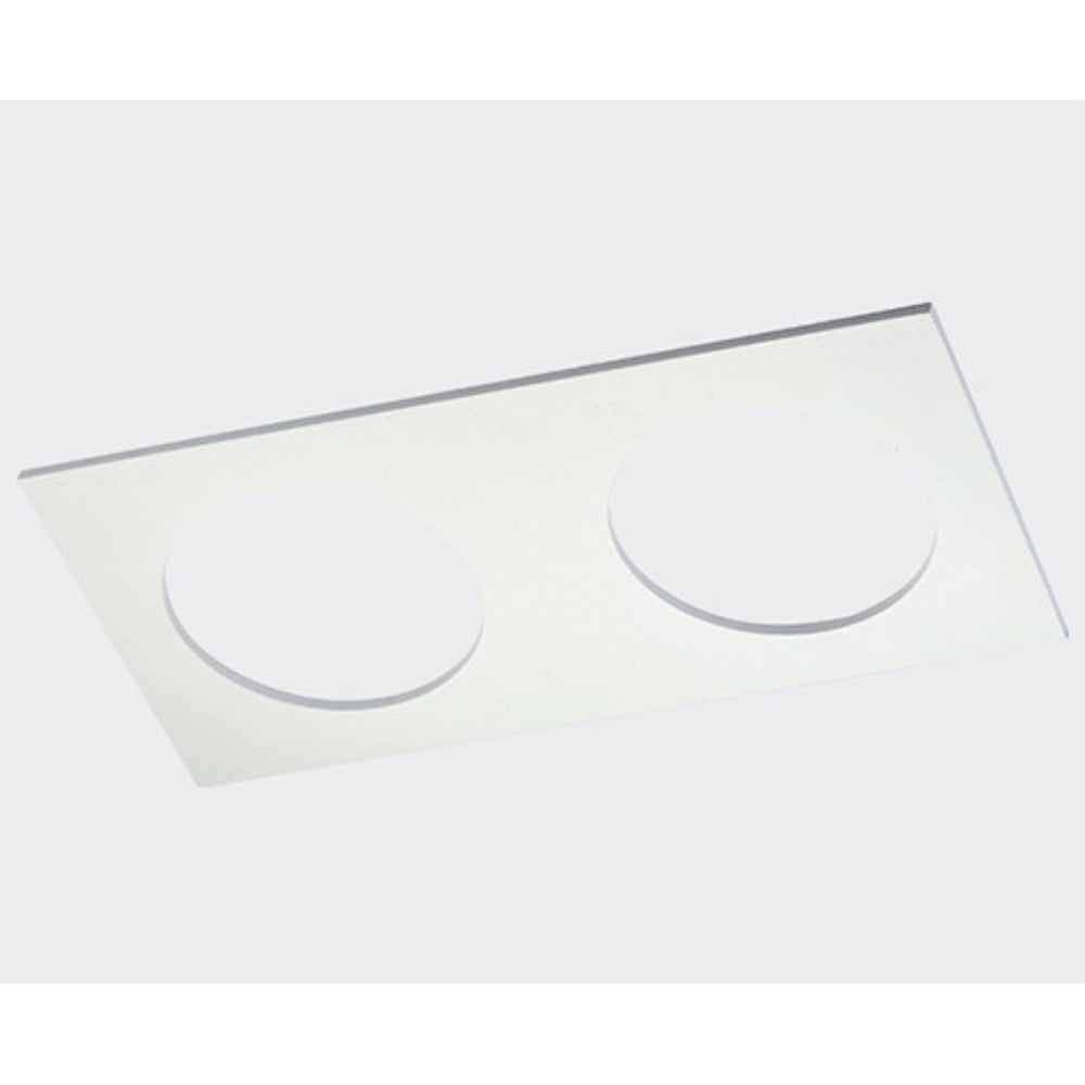 Изображение товара Рамка встраиваемого светильника Italline SP 02 белая, алюминий, прямоугольная