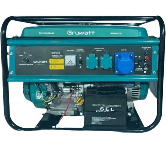 Изображение товара Генератор бензиновый GRUWATT GRS7500SB