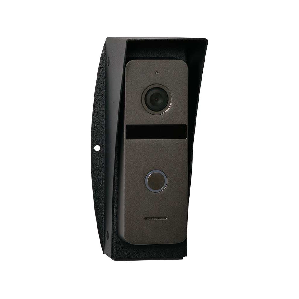 Изображение товара Защитный козырек ЗК-23 SLT для вызывных панелей СКУД черный оцинкованная сталь