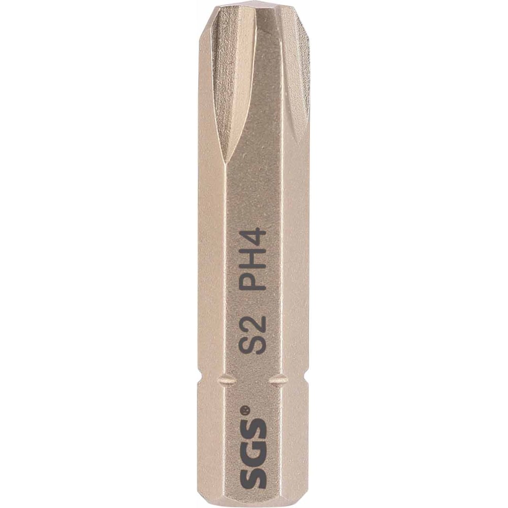 Изображение товара Бита SGS PH4х32мм S2 3 шт - надежный комплект для шуруповертных работ