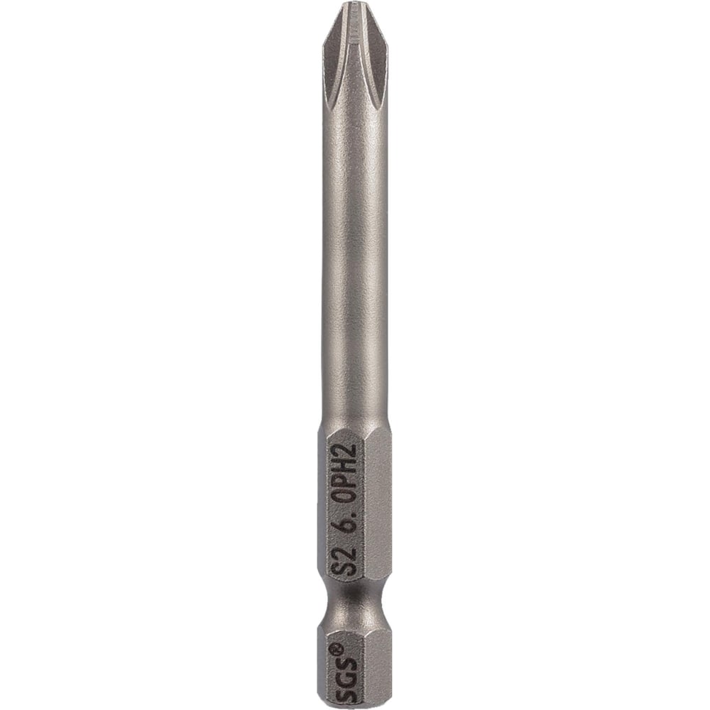 Изображение товара Бита SGS PH2 70мм S2 5шт - высокая прочность и надежность