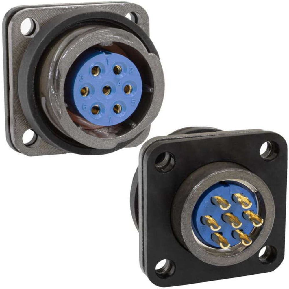 Изображение товара Разъем быстроразъемный RUICHI FQ18-7pin ZK IP67 для наружной установки