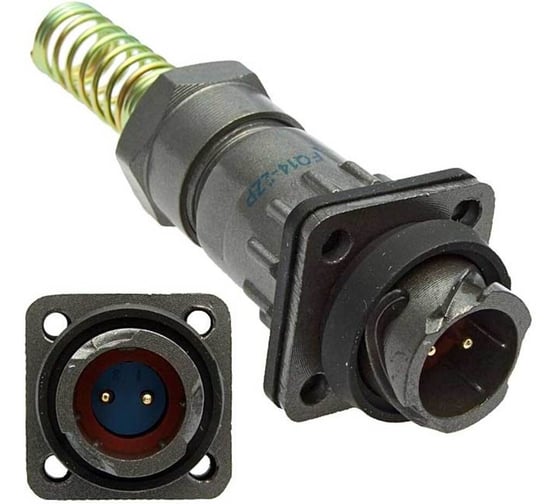 Изображение товара Разъем быстроразъемный RUICHI FQ14-2pin ZPJ-8 107070