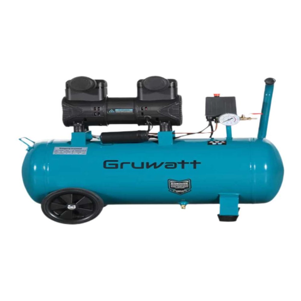 Изображение товара Воздушный безмаслённый компрессор GRUWATT КР-50-1BM для бытовых нужд