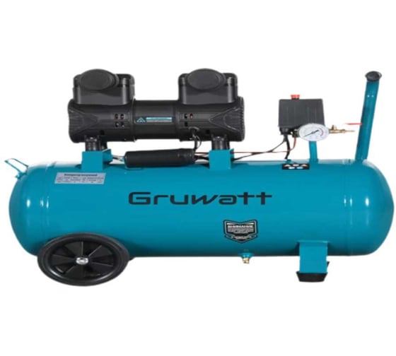 Изображение товара Компрессор воздушный безмасленный GRUWATT КР-50-1BM