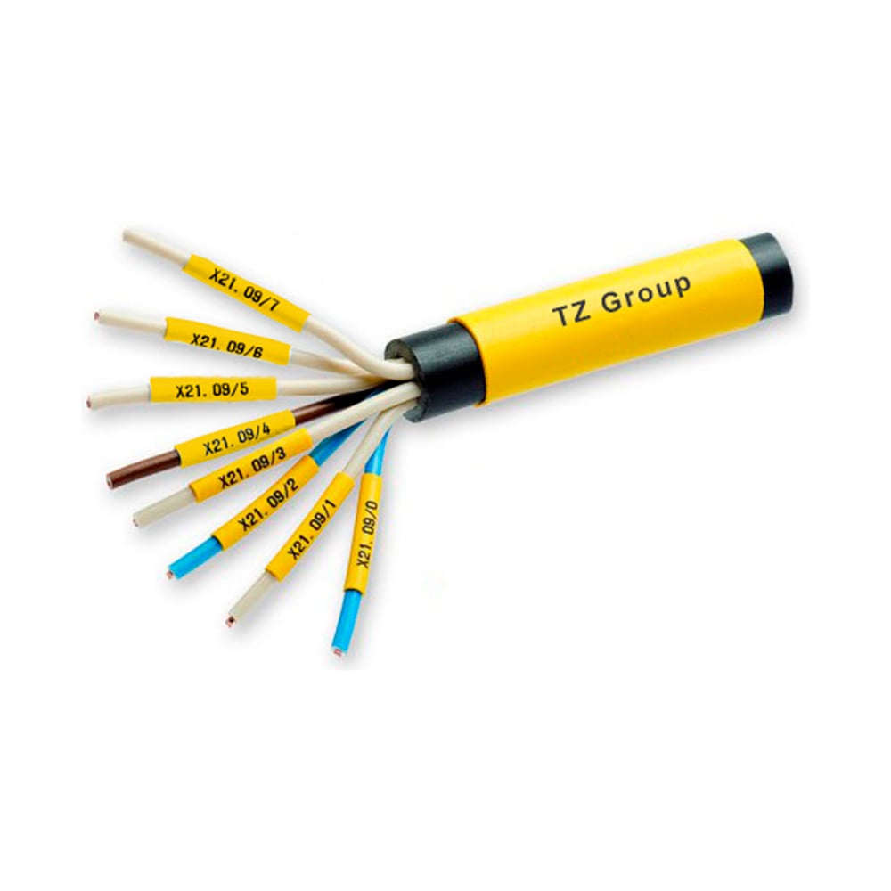 Изображение товара Термоусадочная муфта Vell самозатухающая 50,8/25,4мм желтая