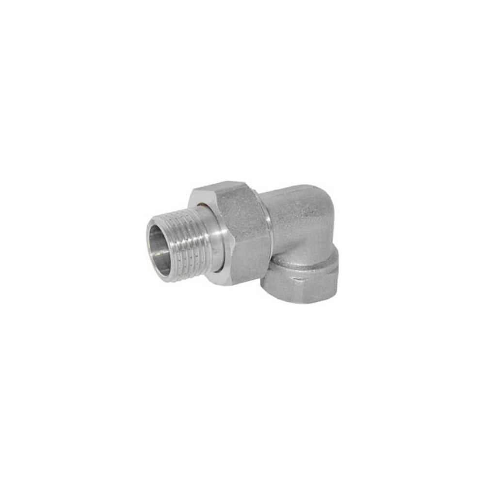 Изображение товара Американка угловая SMT 3/4 никель фитинг для водопровода