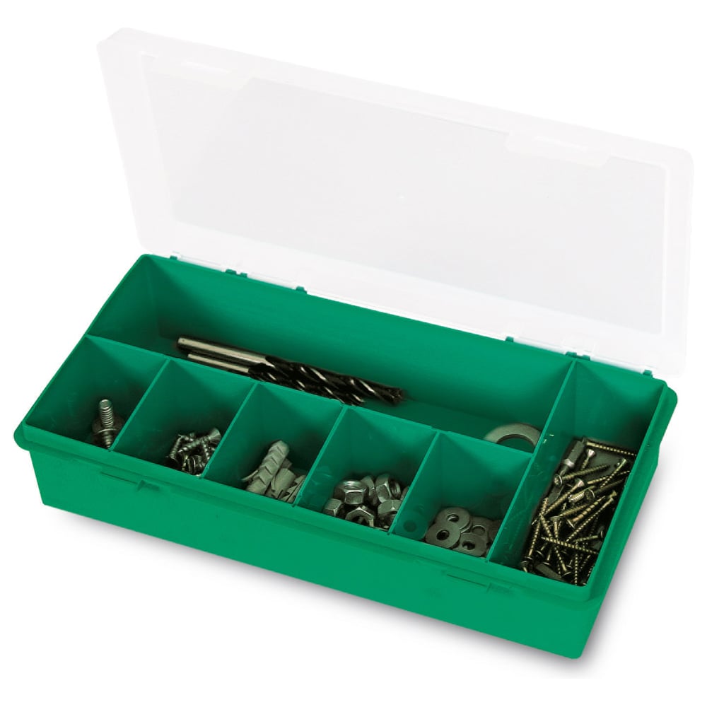 Изображение товара Органайзер Tayg 250x140x54мм зеленый пластиковый для мелочей