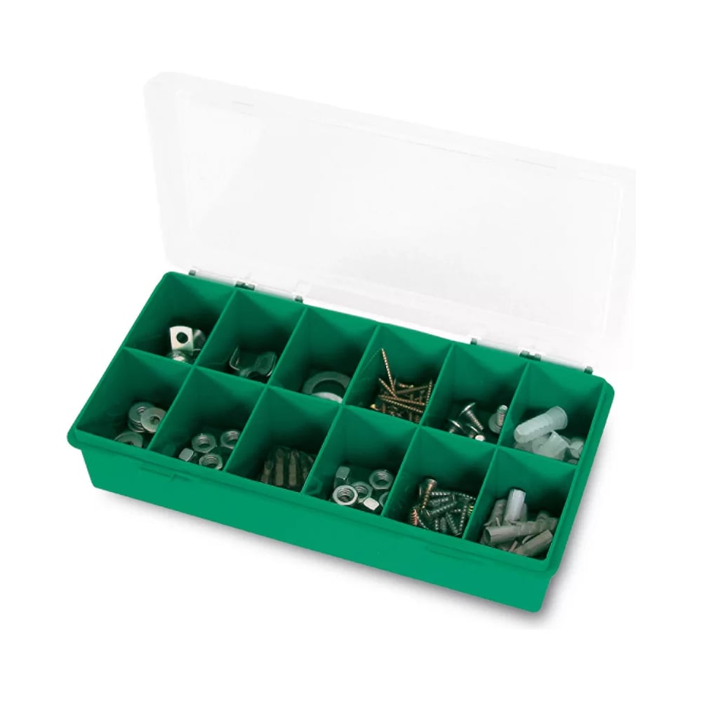 Изображение товара Органайзер Tayg 250x140x54мм зеленый пластиковый для мелочей