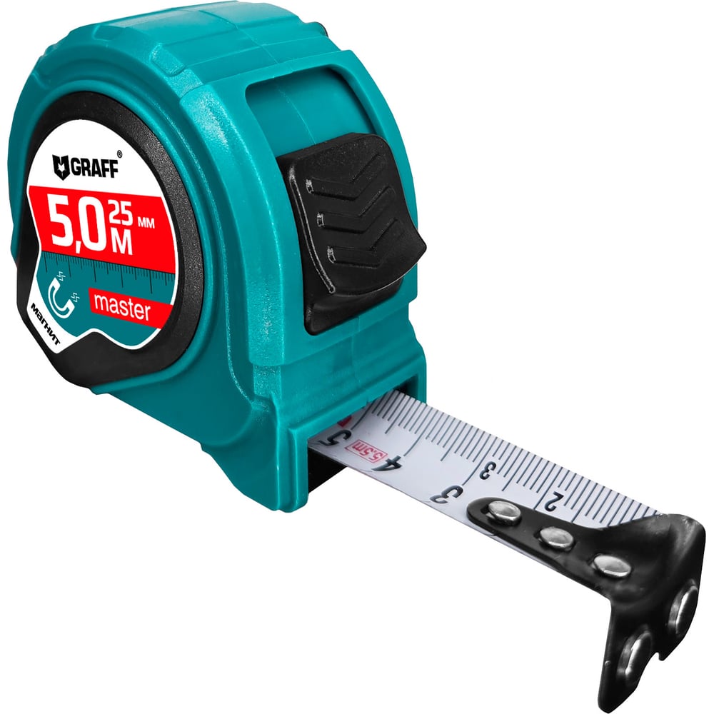 Изображение товара Рулетка измерительная с магнитом GRAFF Master 5м х 25мм