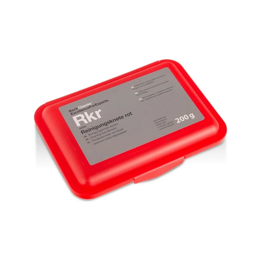 Абразивная глина для очистки кузова Koch Chemie REINIGUNGSKNETE rot 183002 004546
