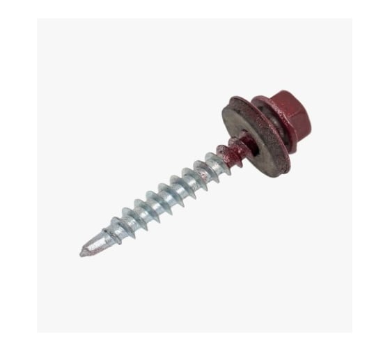 Изображение товара Саморез кровельный TOOLAS 5,5 х 25 (3005 вишня) 1кг. 1109395