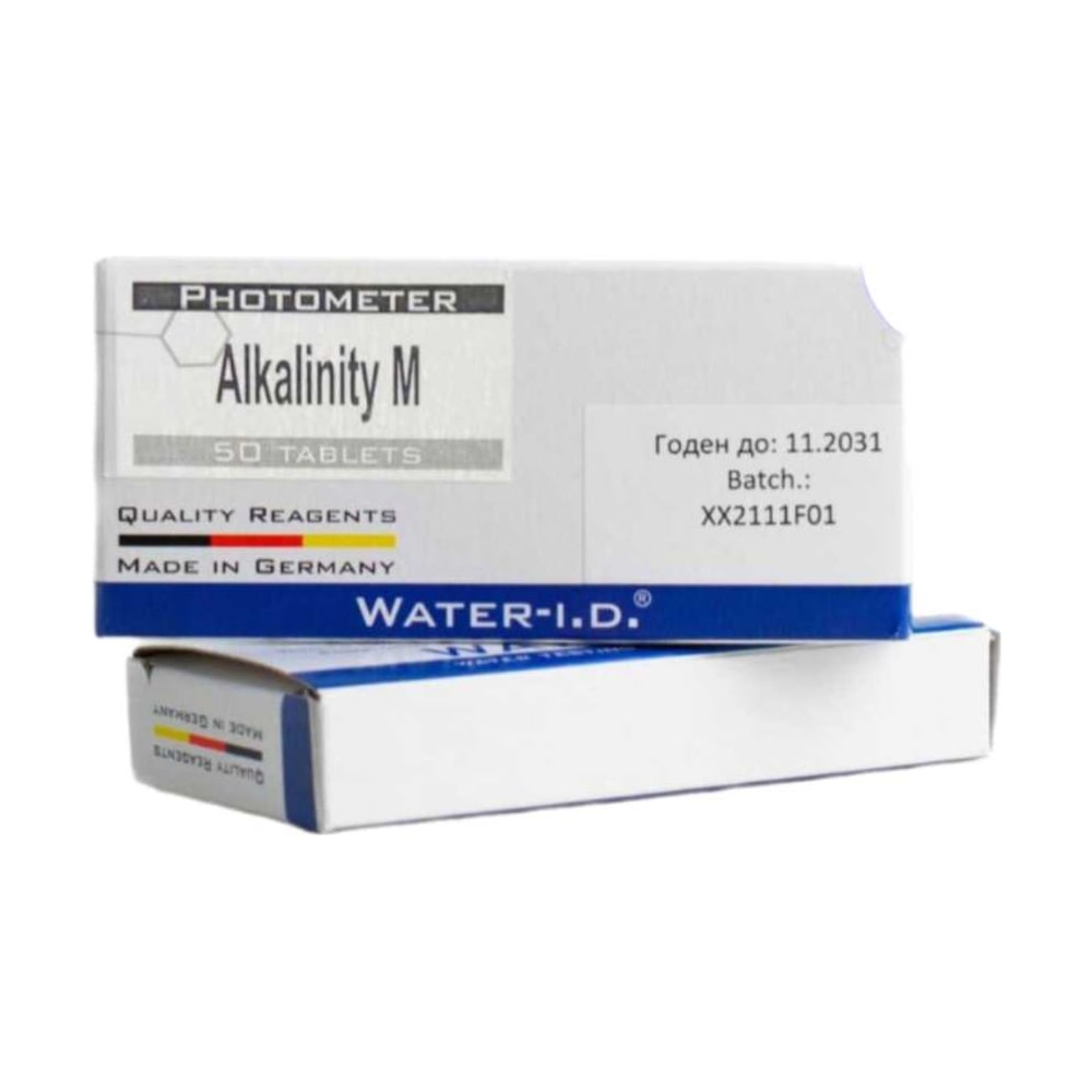 Изображение товара Таблетки Water-i.d. щелочность КЕНАЗ Alkalinity-M 50 штук