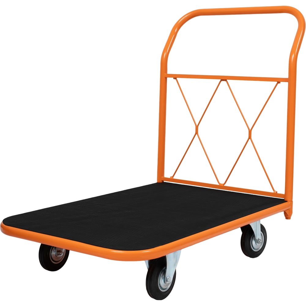 Изображение товара Профессиональная платформенная тележка с резиновым покрытием 600х900 мм Gigant ТПР-001