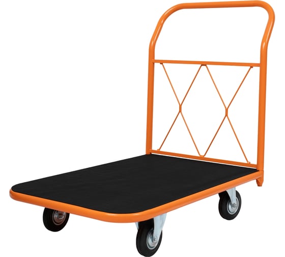 Изображение товара Тележка платформенная с резиновым покрытием 600х900 D125мм Gigant ТПР-001