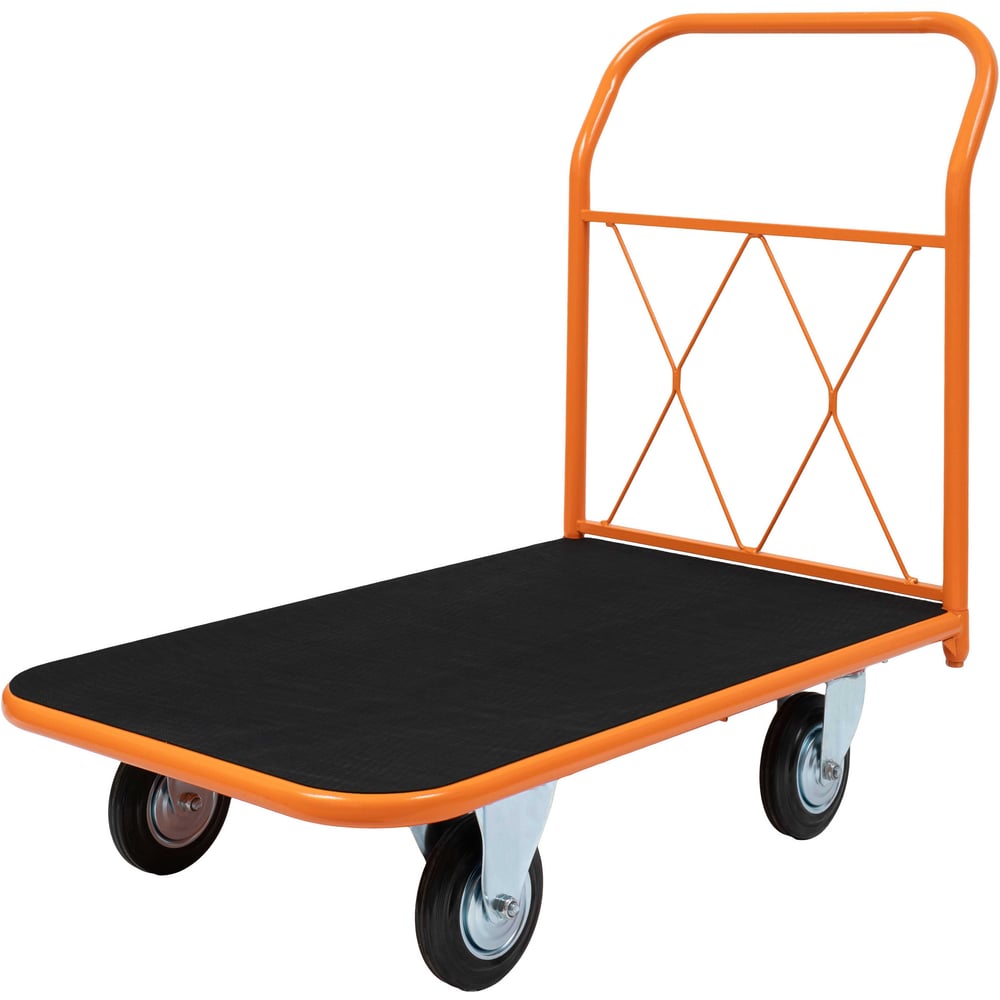 Изображение товара Тележка платформенная с резиновым покрытием 600х1000 D160мм Gigant ТПР-002