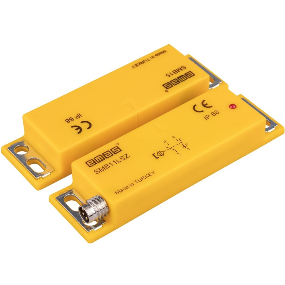 Изображение товара Магнитный датчик Emas 1НЗ+1НО с разъемом M8_4 для промышленной автоматизации