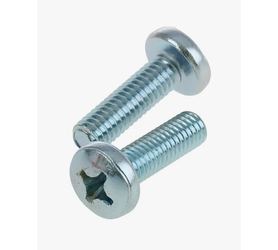 Изображение товара Винт Крепсталь DIN 7985 М4х16 цинк. Полная резьба 2650 шт. КРЕПСТАЛЬ K000591