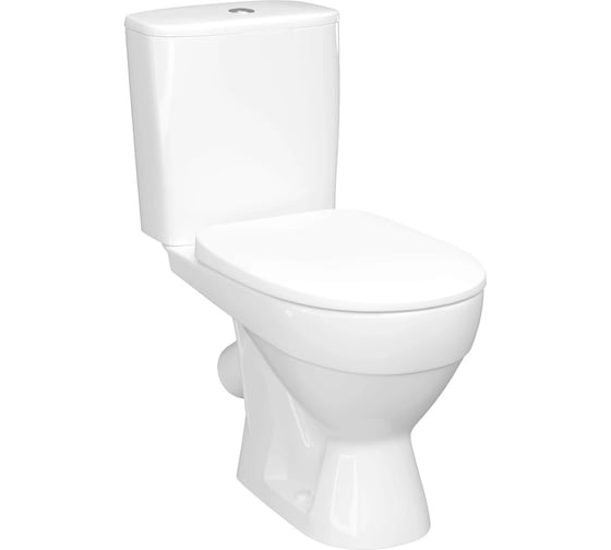 Изображение товара Унитаз-компакт KERAMIN ТОЛЕДО МЛ Soft Close двухрежимный, сиденье дюропласт с микролифтом CDB00029607 4810531150916