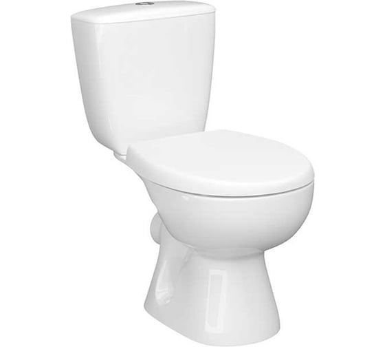 Изображение товара Унитаз-компакт KERAMIN ПОЗИТАНО ЖС двухрежимный, сиденье дюропласт CDB00029082 4810531150961