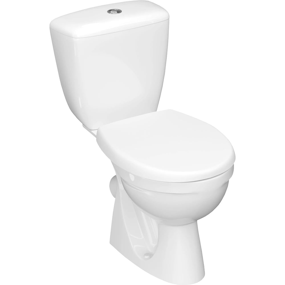 Изображение товара Унитаз-компакт KERAMIN ФЕСТ ЖС напольный, косой выпуск, фарфор, белый