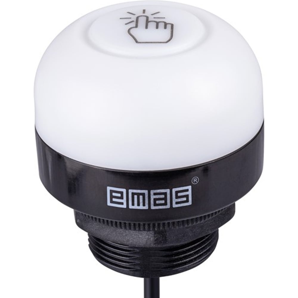 Изображение товара Сенсорная кнопка Emas PNP-NO SCB30MP7PC1 с кабелем, IP67, диаметр 30 мм