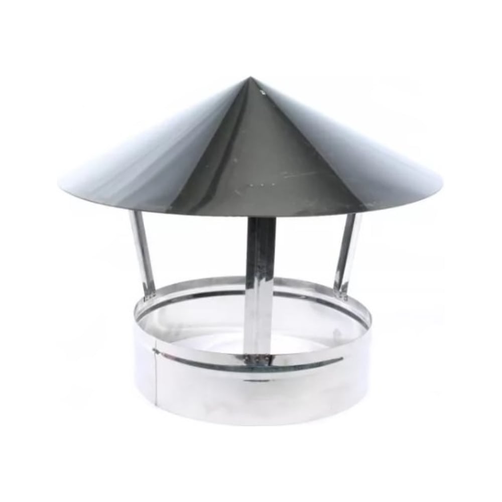 Изображение товара Зонт для дымохода KRAFTAIR на трубу 115 мм D115 из нержавеющей стали E6