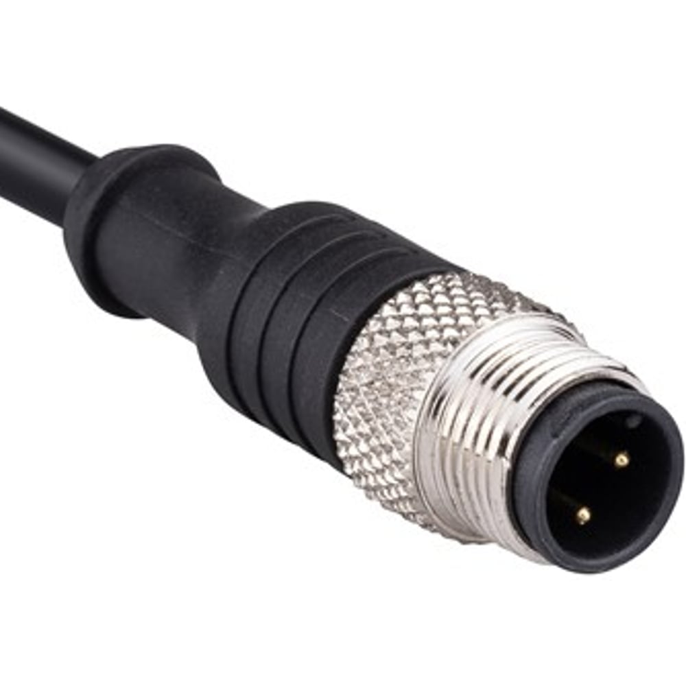 Соединительный кабель Emas 2м, со штепселем M12_4, ПВХ, IP68 SKM12F4YXV2